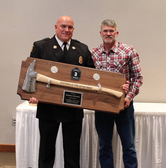 Statesville Fire Department celebrates employee achievements Iredell Statesville Fire Department celebrates employee achievements Iredell