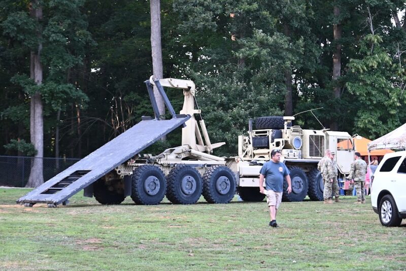 Troutman National Night Out connects community with police, first