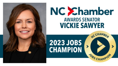 Sen. Sawyer recognized as ‘Jobs Champion’ by N.C. Chamber Foundation ...