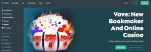 Crypto Casino Vave - Overview
