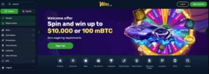 Crypto Casino WinzIO - Overview