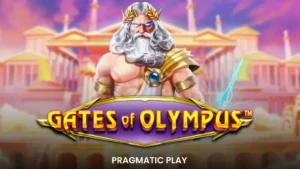 The main overview of the slot game - Gates of Olympus by Pragmatic Play