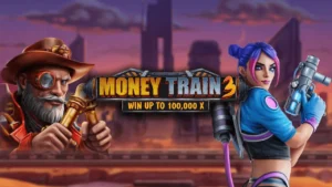The overview of the slot game - Money Train 3 provided by Relax Gaming