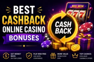 Cashback Online Casino Bonuses May 2026