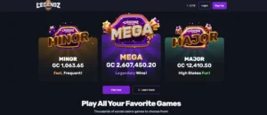 Legendz Casino - Daily, Weekly and Welcome Bonus Offers