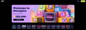 SweepiCo Casino Homepage